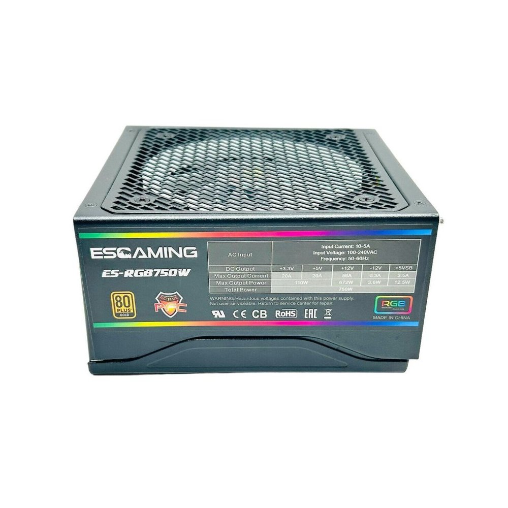 ESGAMIN ( ES-RGB750W ) Powwer Supply Only - 10-5A / 100-240VAC / 50-60Hz